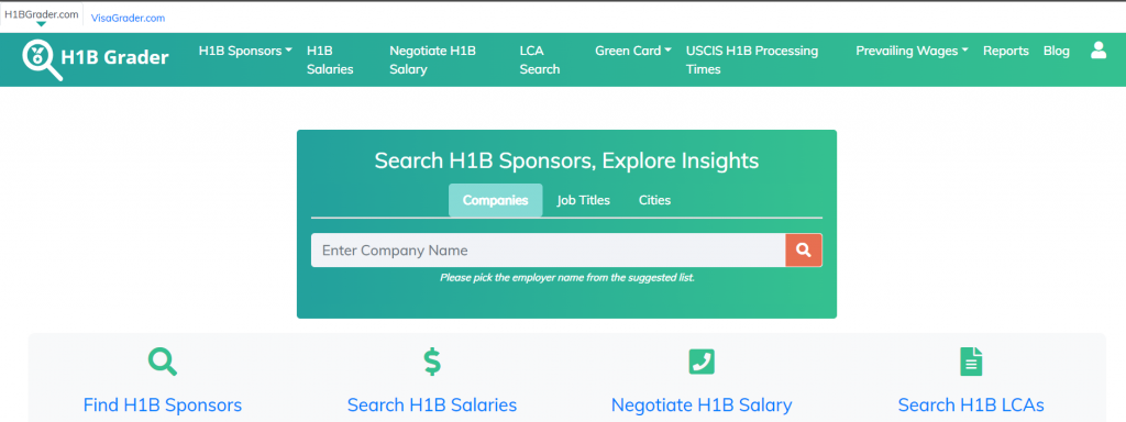 Search H1B Sponsors