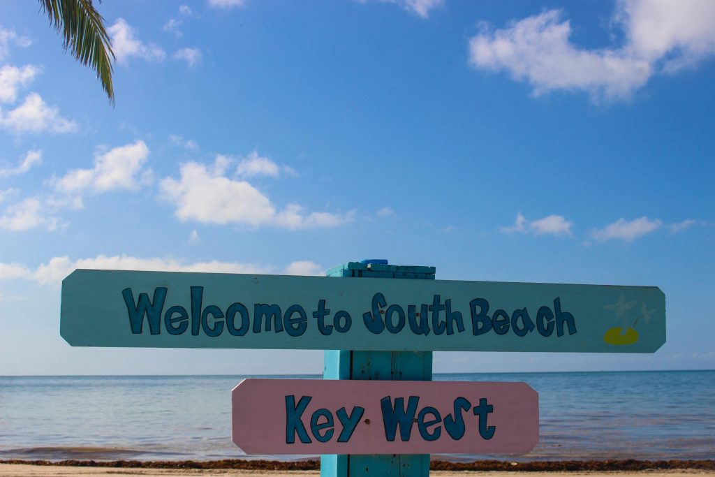 Beach in Key West Florida