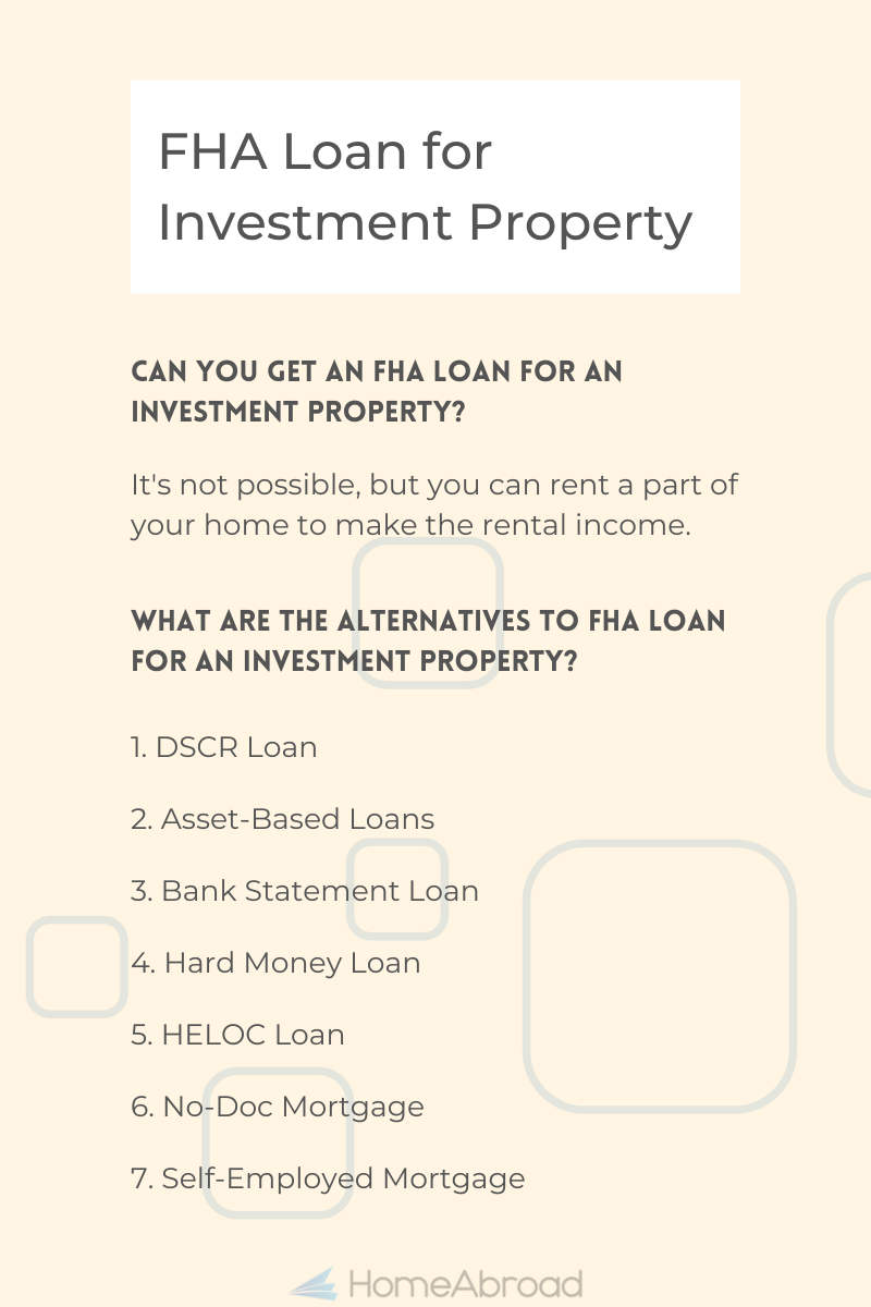 FHA Loan for Investment Property and Alternative Loan Options