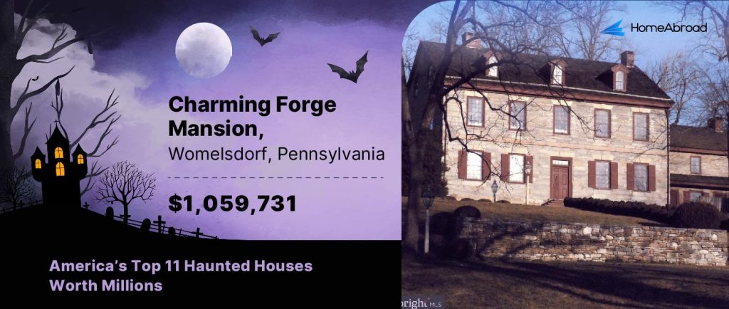 Charming Forge Mansion – Womelsdorf, PA – $1,059,731  