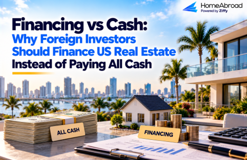 Financing vs Cash: Why Foreign Investors Should Finance US Real Estate Instead of Paying All Cash
