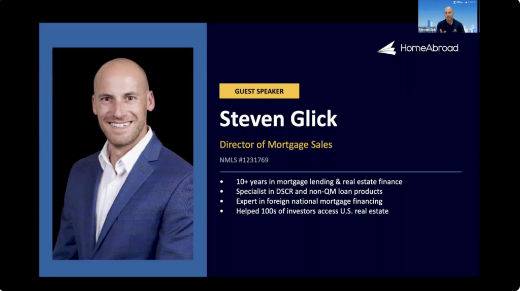 HomeAbroad's Director of Mortgage Sales, Steven Glick was a guest speaker showing Nigerian investors a path to US real estate investing.
