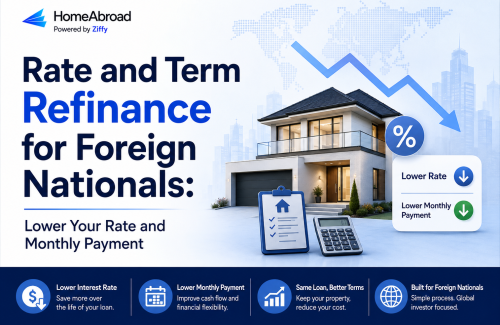Rate and Term Refinance for Foreign Nationals: Lower Your Rate and Monthly Payment