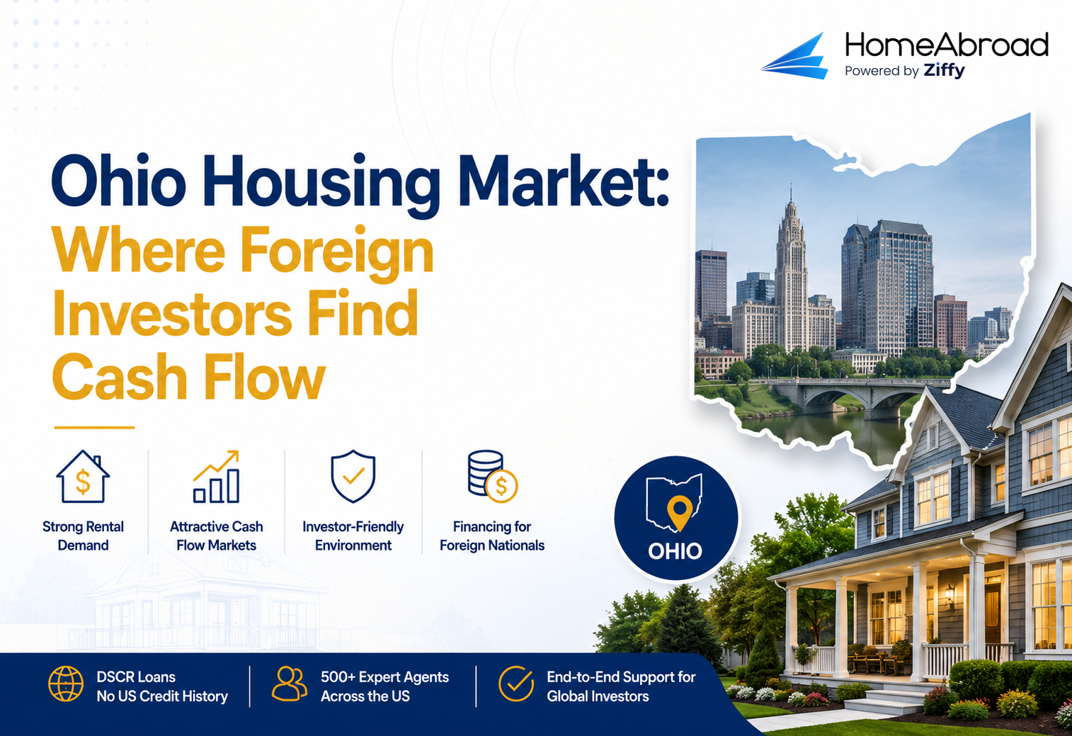 Ohio Housing Market: Where Foreign Investors Find Cash Flow