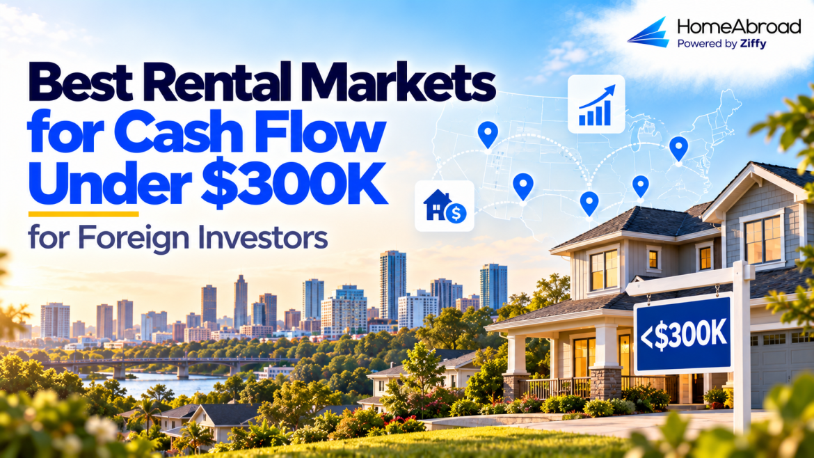Best Rental Markets for Cash Flow Under $300K for Foreign Investors