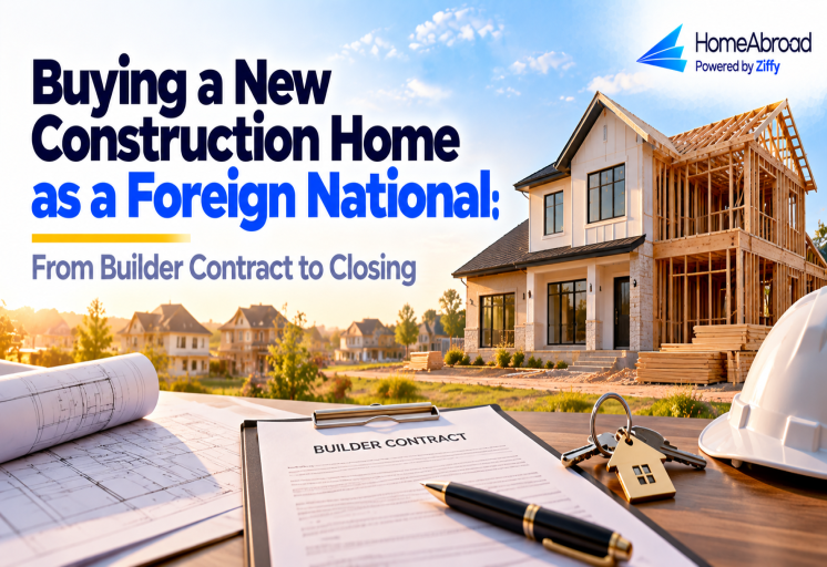 Buying a New Construction Home as a Foreign National: From Builder Contract to Closing