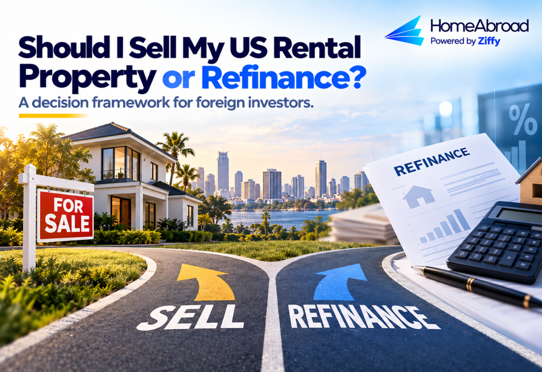 Should I Sell My US Rental Property or Refinance? A Decision Framework for Foreign Investors